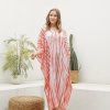 Hand Tie Dyed Ka01 Td08 Caftan Dress Long