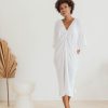 Bunga Cotton Gauze Caftan Ka06 Dress Long Kaftan