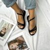 Leather Sandals Greek Women Black Summer Shoes Made