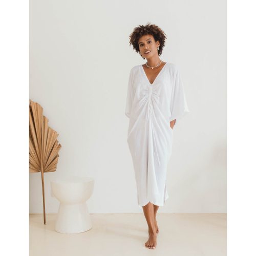 Bunga Cotton Gauze Caftan Ka06 Dress Long Kaftan